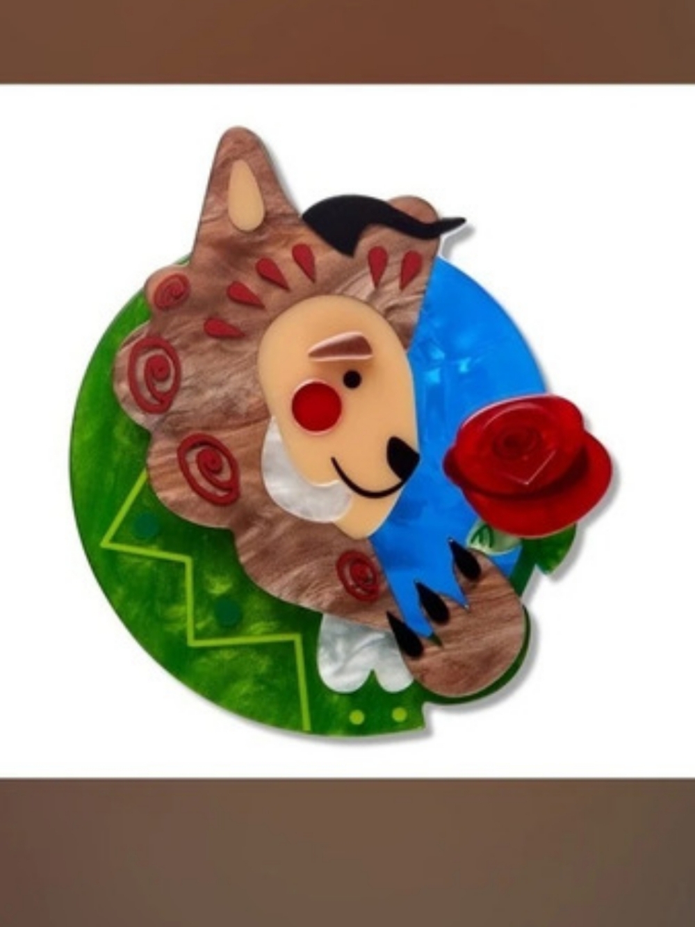 Erstwilder Accursed Gentleman Brooch Beauty And The beast